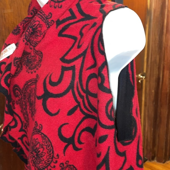 Reversible pashmina wrap vest - Picture 4 of 12